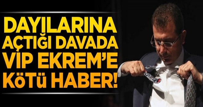 Dayılarına açtığı davada VIP Ekrem'e kötü haber!