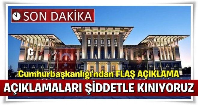 Cumhurbaşkanlığı'ndan flaş Almanya açıklaması