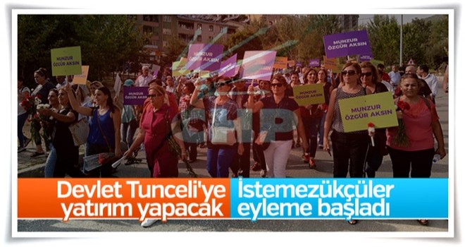 Tunceli'de baraj yapımına karşı eylem