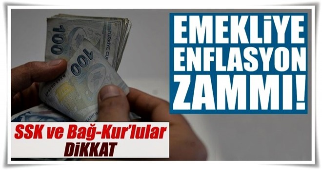 Emekliye enflasyon zammı!