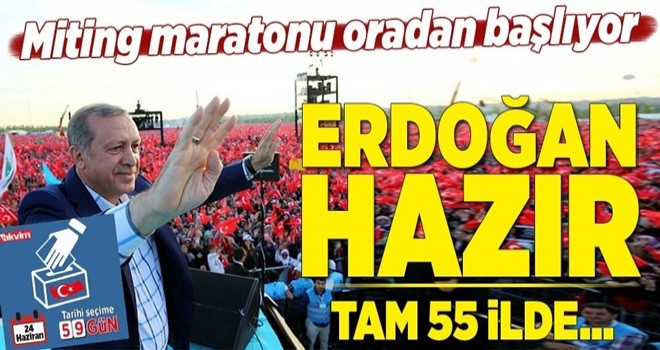 Erdoğan'ın miting maratonu İzmir'de başlıyor! İzmir mitingi ne zaman? .