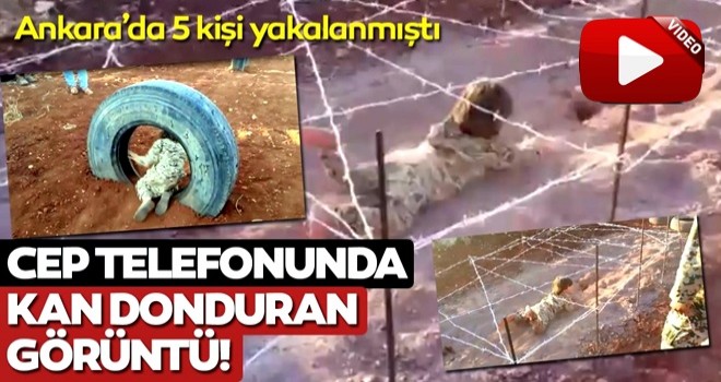 Teröristlerin telefonlarından çıktı! Şoke eden görüntüler