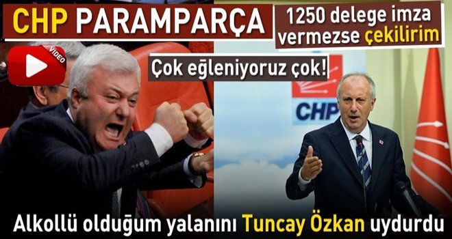 İnce: Alkollü olduğum yalanını Tuncay Özkan uydurdu .