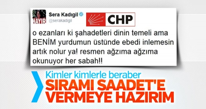 CHP'li Sera Kadıgil SP ile ittifaka yeşil ışık yaktı