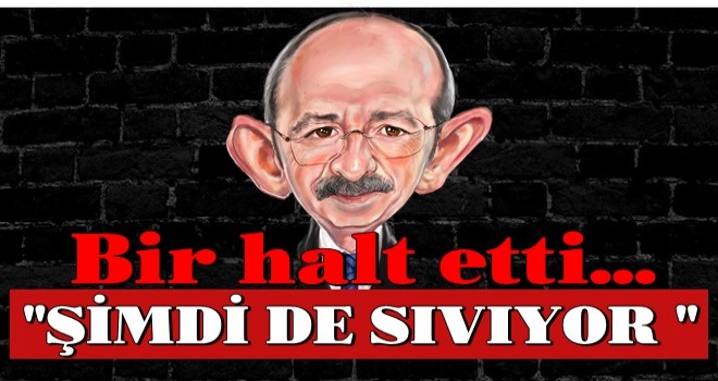 Bir halt etti... Şimdi de sıvıyor!