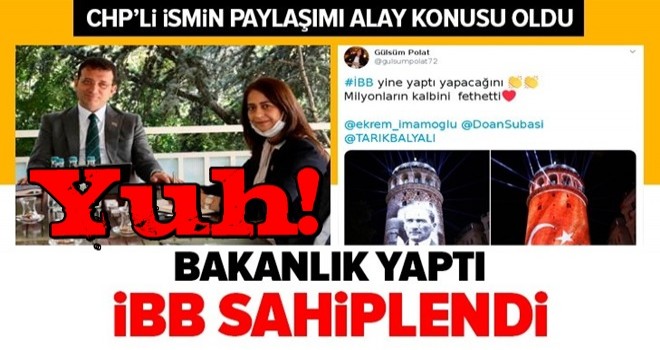 Kültür ve Turizm Bakanlığı yaptı, CHP’li İBB sahiplendi! Gülsüm Polat’ın paylaşımı alay konusu oldu .