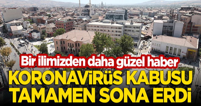 Elazığ'dan müjdeli haber, yoğun bakımda korona hastası kalmadı