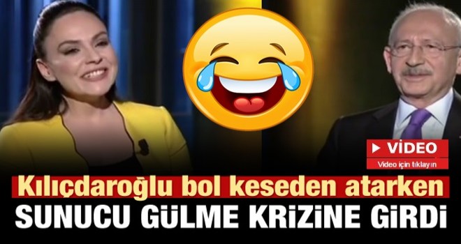 Kılıçdaroğlu'nun iddialı sözleri sunucuyu gülme krizine soktu