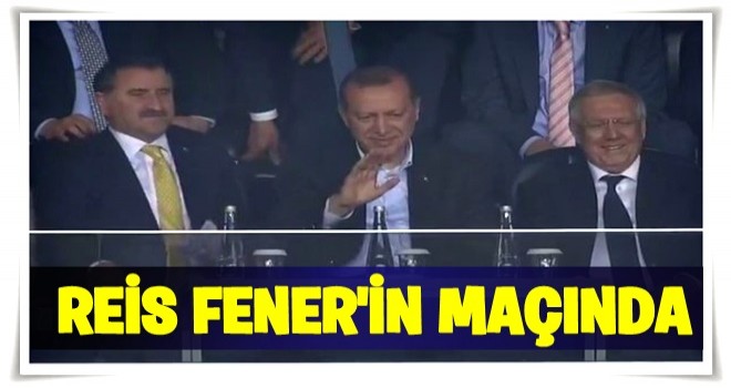 Cumhurbaşkanı Erdoğan F.Bahçe maçında .