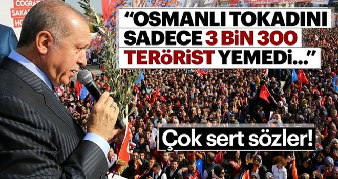 Şu anda 3300 terörist yemedi sadece Osmanlı tokadını...