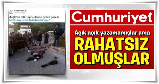 Cumhuriyet'in 'çıplak gözaltı' haberi