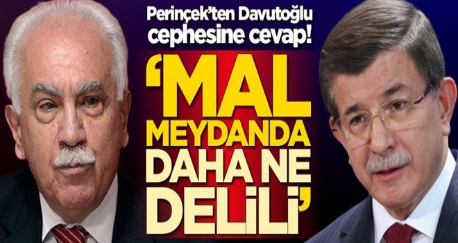 Doğu Perinçek'ten Ahmet Davutoğlu cephesine cevap!