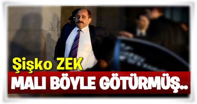 Zekeriya Öz malı böyle götürdü!