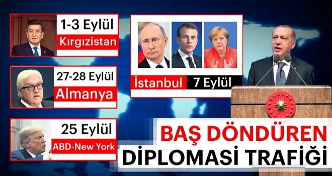 Baş döndüren diplomasi trafiği