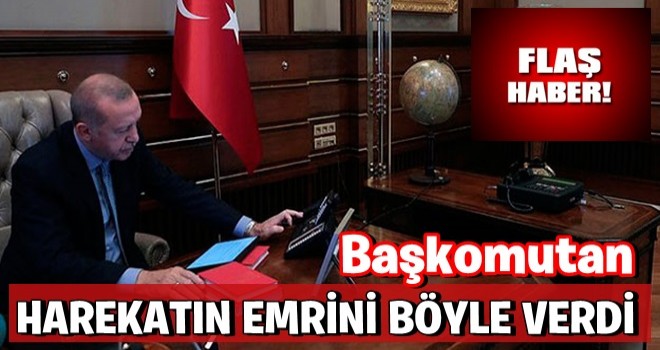 Başkomutan Erdoğan ''Barış Pınarı Harekatının'' emrini böyle verdi