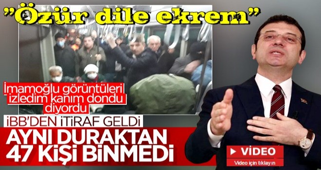 İBB'den Fazilet Parkı durağı itirafı