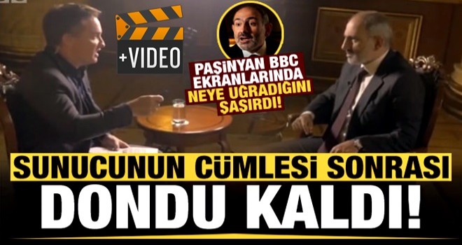 BBC'ye çıkan Paşinyan ne yapacağını şaşırdı! Sunucudan adeta tokat yedi...