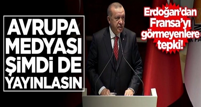 Cumhurbaşkanı Erdoğan'dan Avrupa medyasına tepki!