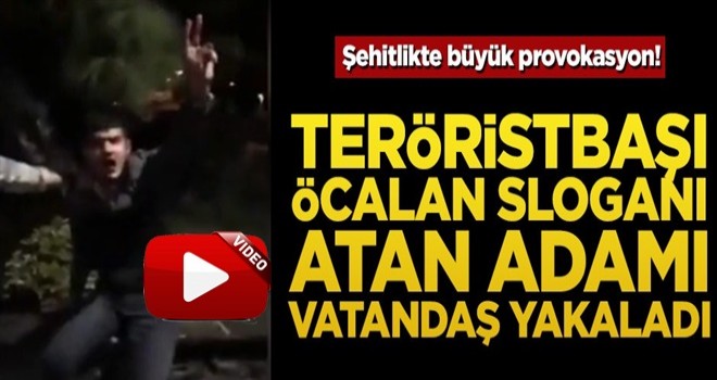 Şehitlikte ALÇAK PROVOKASYON !