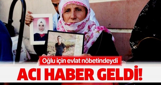 Oğlu için evlat nöbetindeydi! Yürek burkan haber geldi! .