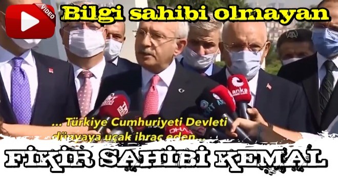 Kılıçdaroğlu'ndan uçak fabrikası gafı.