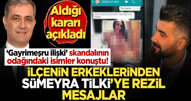 'Gayrimeşru ilişki' skandalının odağındaki isimler konuştu! İlçenin erkeklerinden Sümeyra Tilki'ye rezil mesajlar