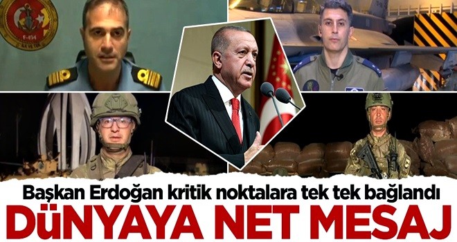 Cumhurbaşkanı Erdoğan kritik noktalara tek tek bağlandı