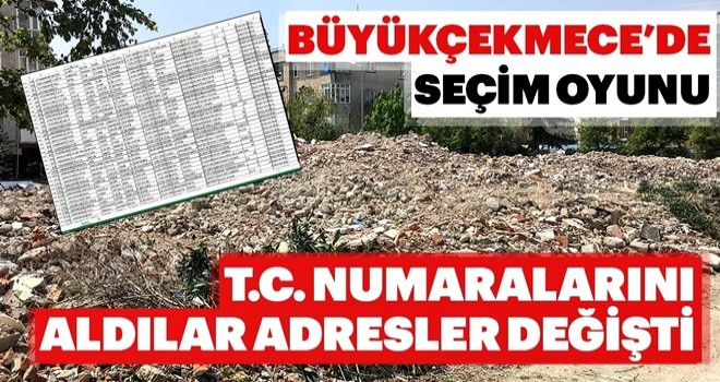 ''T.C. numaramızı aldılar adresimiz değişti''