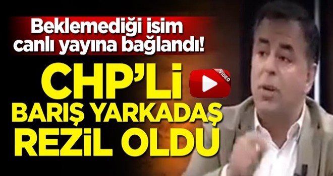 Beklemediği isim canlı yayına bağlandı! CHP'li Barış Yarkadaş rezil oldu