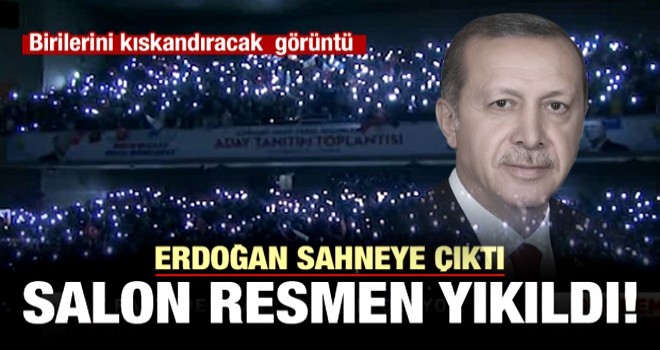 Başkan Erdoğan'a büyük sürpriz: Işıklar söndü...