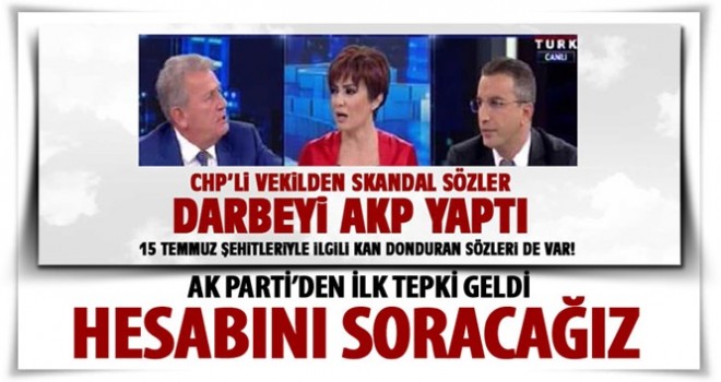 AK Parti'den CHP'li Pekşen'in sözlerine ilk tepki