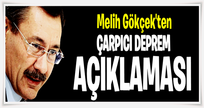 Melih Gökçek'ten depremin ardından dikkat çeken tweetler