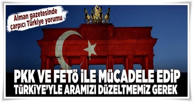 'Almanya şimdi Türkiye'ye karşılık vermeli' .