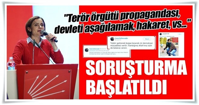 CHP İl Başkanına soruşturma