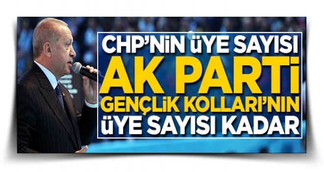 Büyükgümüş: CHP'nin üye sayısı sadece AK Parti Gençlik Kolları kadar