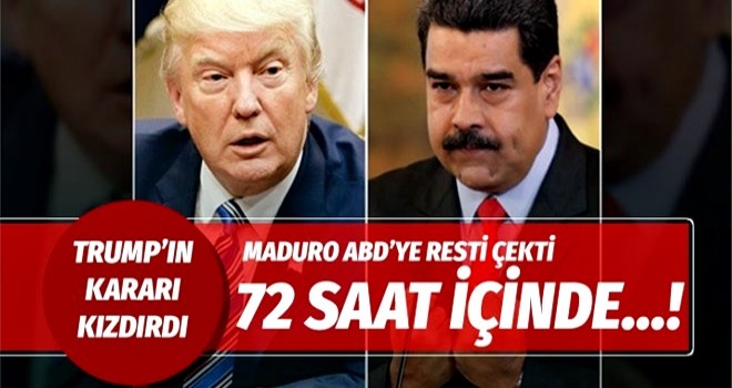 ABD'den Venezuela için skandal karar