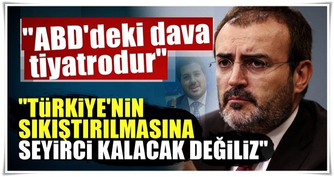 Mahir Ünal'dan Zarrab açıklaması