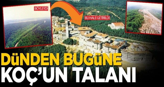 Dünden bugüne Koç’un orman talanı