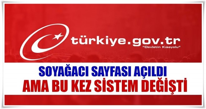 E-Devlet Alt-Üst Soy bilgisi sorgulama açıldı