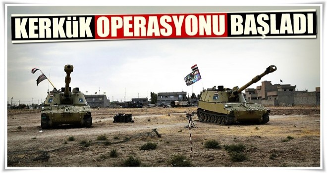 Irak ordusu Kerkük'e operasyon başlattı!