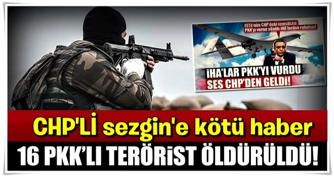 İçişleri Bakanlığı: 4 ildeki operasyonlarda 16 terörist öldürüldü