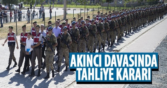 Akıncı Üssü Davasında 13 sanığa tahliye