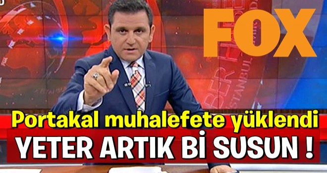 Fatih Portakal'dan muhalefete: Lütfen susun