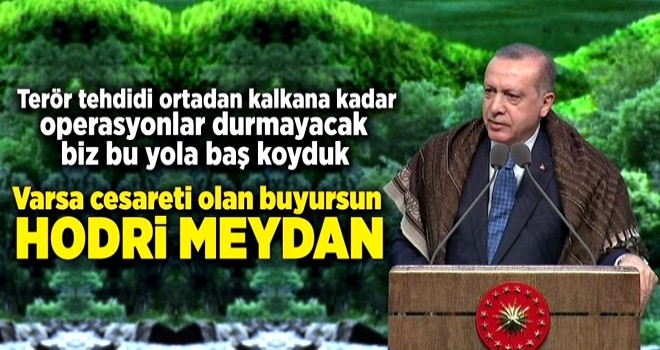 Cumhurbaşkanı Erdoğan'dan ABD'ye tarihî rest