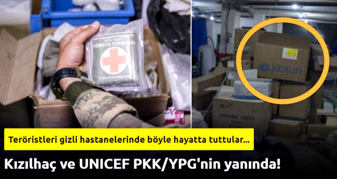 Kızılhaç ve UNICEF PKK/YPG'nin yanında!