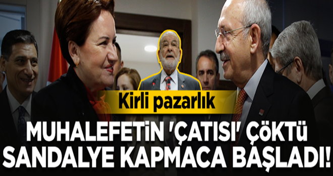 Muhalefetin 'çatısı' çökünce kirli pazarlık 'baraj' pazarlığı devreye girdi