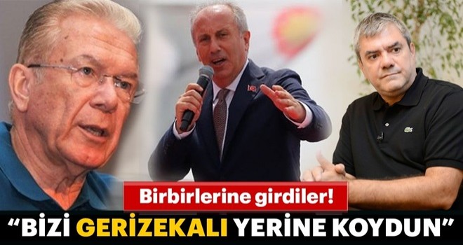 Muharrem İnce, Uğur Dündar ve Yılmaz Özdil birbirlerine girdiler!