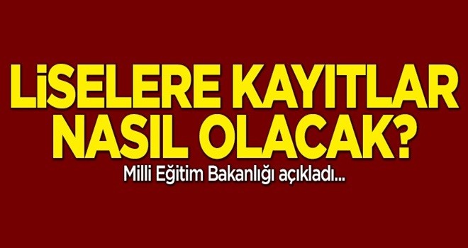 Liselere kayıtlar nasıl olacak? Merkezi Sınav Puanı geliyor