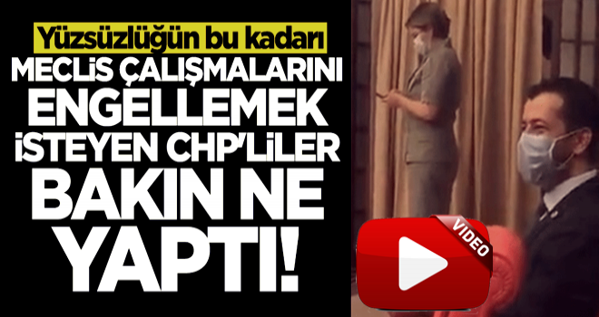 Mecliste bir CHP klasiği! Utanmadan sıkılmadan devam ettiler