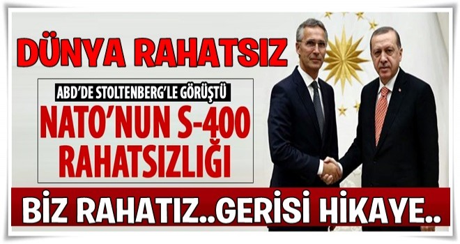 Cumhurbaşkanı Erdoğan, NATO Genel Sekreteri ile görüştü